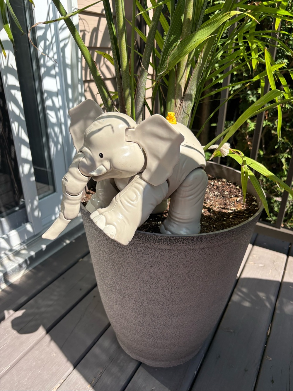 Little People Elephant Big Animal Zoo Toy 10" Articulated